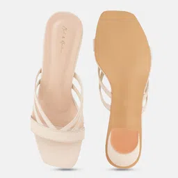 Mast & Harbour Women Open Toe Block Heels Sandals image 5