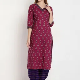 SALWAR STUDIO Printed Pure Cotton Unstitched Dress Material-image-96