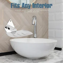 GLOXY Pack of 2 Stainless Steel Rectangle Curve Soap Holder image 4