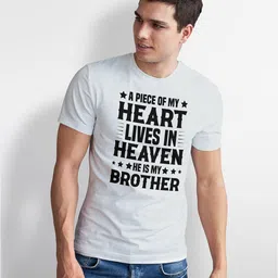 Seekbuylove Men Typography Printed Bio Finish T-shirt image 4