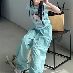 LULU & SKY Girls Printed T-shirt with Palazzos image 2