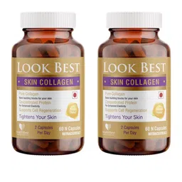 HealthBest Set Of 2 LookBest Skin Collagen Supplement- 60 Capsules image 2