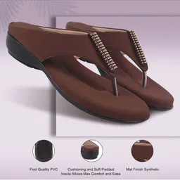THE STHAPAK BLESS YOUR FEET Women T-Strap Flats image 4