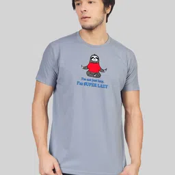 Greylongg Men Printed Applique T-shirt-picture-42