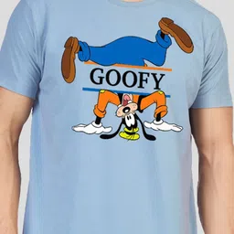 Greylongg Men Graphic Printed Round Neck Cotton Goofy T-shirt image 2