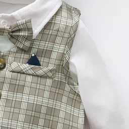 StyleCast x Revolte Boys Checked Shirt With Trousers image 2