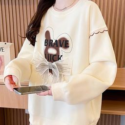 StyleCast x Revolte Women Graphic Printed Round Neck Cotton Pullover Sweatshirt-picture-32