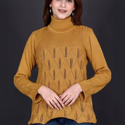 Moda Rapido Women Woollen Pullover image 3