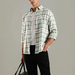 Tommy Hilfiger Men Checked Casual Shirt-picture-32