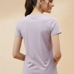 GLITO X Women Typography Printed T-shirt image 2