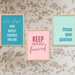 walllane Motivational Wall Art With Frame Home Decor Wall Painting For Living Room Office Bedroom-picture-16