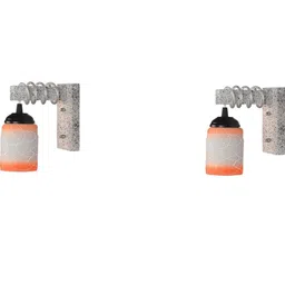 SOMIL Orange Glass Cylinder Printed Wall Lamps-picture-48