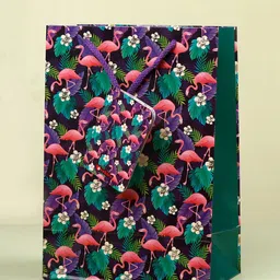 Archies Floral Textured Shopper Tote Bag with Tasselled image 2