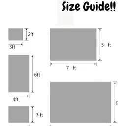 RADECOR Brown & White Ethnic Motifs Printed Anti-Skid Carpet image 2