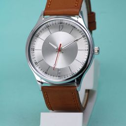 VIRAKTI Women Solid Dial & Leather Reguklar Style Straps Analogue Watch F-92-SILVER-25-picture-45