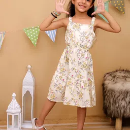 Superminis Floral Print Fit & Flare Dress image 5