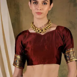 Suha Woven Design Zari Art Silk Handloom Banarasi Saree image 4