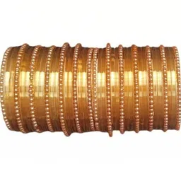 LLL FASHION Lime Green Glass Artificial Stones Bangle-picture-38