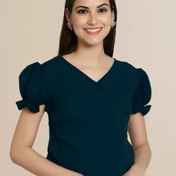 Mast & Harbour Puff Sleeve Top image 5