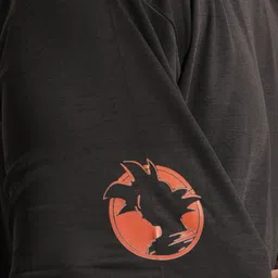 THE BEETEL HOUSE Men Printed Drop-Shoulder Sleeves Applique T-shirt image 5