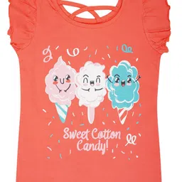 YALZZ Girls Printed Applique T-shirt-picture-55