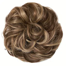 CHRONEX Wavy Curly Messy Bun-Golden-picture-29