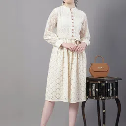 all about you Lace Fit & Flare Dress image 2