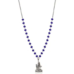 CZARDONIC Silver-Plated Pendants with Chains-picture-12
