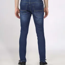 TCI Men Slim Fit Low Distress Heavy Fade Jeans image 5