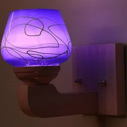 1ST TIME Blue & White Solid Glass Traditional Cylinder Wall Lamps Wall Lamps-image-92