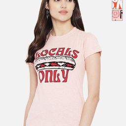 Dreambe Women Pack Of 3 Typography Printed Round Neck Cotton T-shirts-picture-2