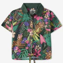The Souled Store Girls Rainforest Printed Casual Shirt-image-30