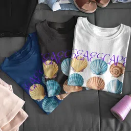 TeeSlix Unisex Black Tshirts image 2