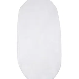 Creeva White & White 1 Printed Bamboo 550 GSM Bath Towel image 2