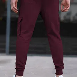 TRIPR Men Mid-Rise Cargo Joggers image 2