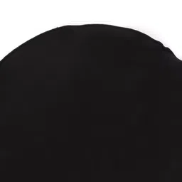 The Tie Hub Men Black Solid Pure Silk Pocket Square image 3