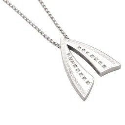 SANAA CREATIONS Silver-Plated Geometric Artificial Stones Studded Pendant with Chain-picture-17