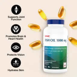 GNC Whey Protein (Chocolate, 1 lbs) | Blueberry Creatine (100g) | Multivitamin (30) | Fish Oil (60) image 4