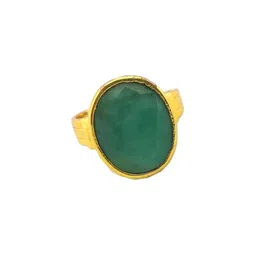 GenZcomplex Gold-Plated Brass Finger Ring-picture-31