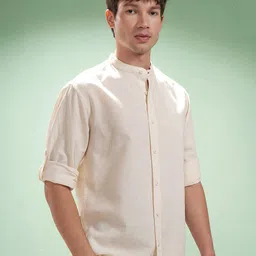 HIGHLANDER Men Comfort Opaque Casual Shirt image 4