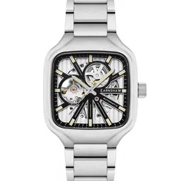 EARNSHAW Men Brass Skeleton Dial & Stainless Steel Analogue Automatic Watch ES-8294-11-picture-32