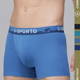 MACHO Men Pack Of 4 3D fit Short Trunks image 4