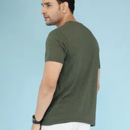 NOBLE HUSTLE Men Pure Cotton Graphic Printed T-shirt image 3
