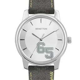 United Colors of Benetton Men Brass Printed Dial & Leather Straps Analogue Watch UWUCG2002-picture-29