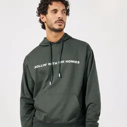 Styli Men Printed Hooded Long Sleeves Sweatshirt-picture-19