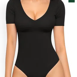 ZEROZABAR Pack Of 2 V-Neck Short-Sleeve Bodysuits-picture-18