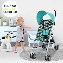 Polka Tots Infants Zic Zac PrintedBuggy Strollers EasyDrifft image 4