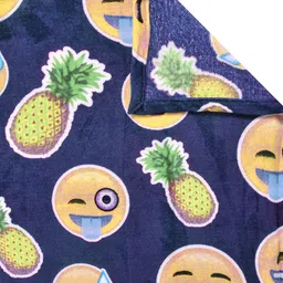 FABINALIV Blue Conversational 300 TC King Bedsheet with 2 Pillow Covers 250 X 225 cm image 5