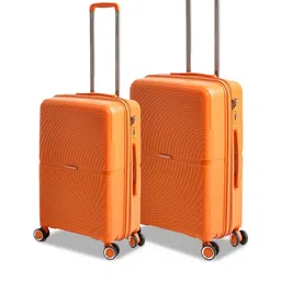 CARRIMATE Set Of 2 Florence 360 Wheels Durable Hard-Sided Trolley Bags-picture-16