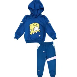 Miracles Happen Printed Hooded Neck Clothing Set-picture-34